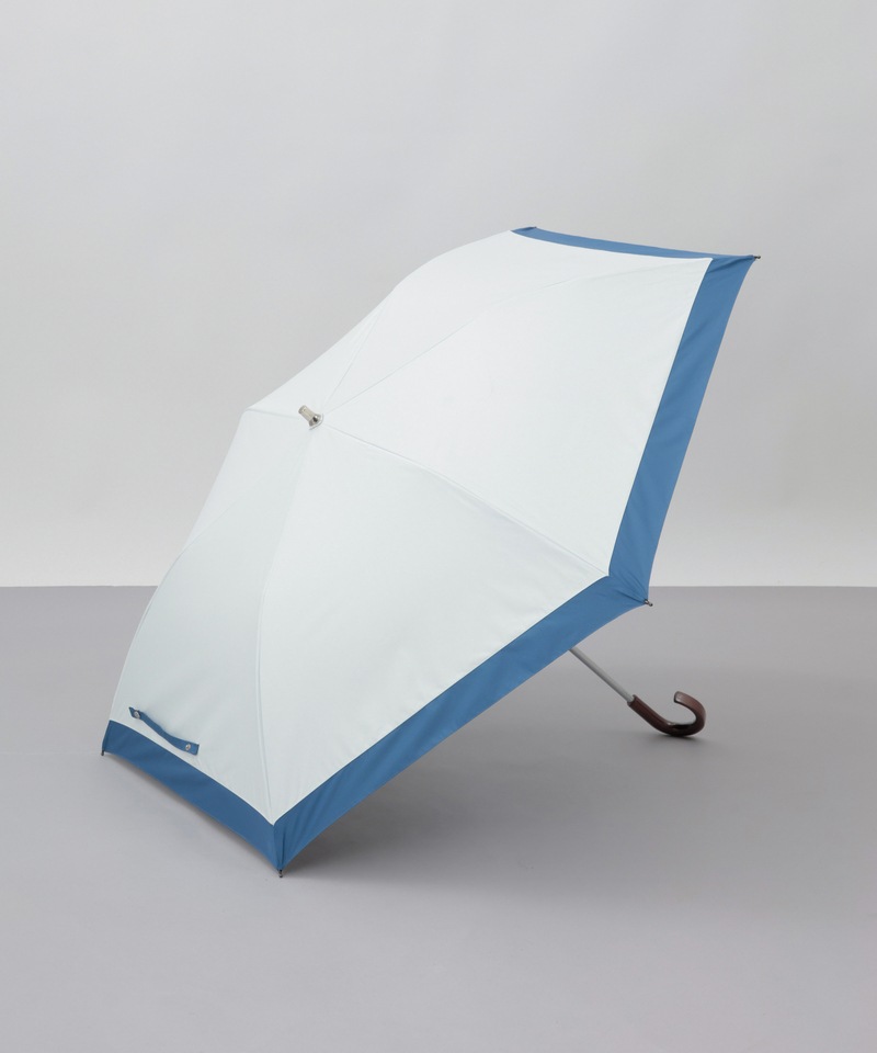 予約販売【WEB限定】 サマーシールド バイカラー晴雨兼用傘（折りたたみ・トップフラット）＜4月下旬~順次発送予定＞