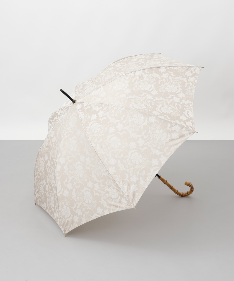 マッキントッシュ ロンドン バイブリーフラワージャガード 長傘 雨傘 ベージュ マッキントッシュ ロンドン バイブリーフラワージャガード 長傘