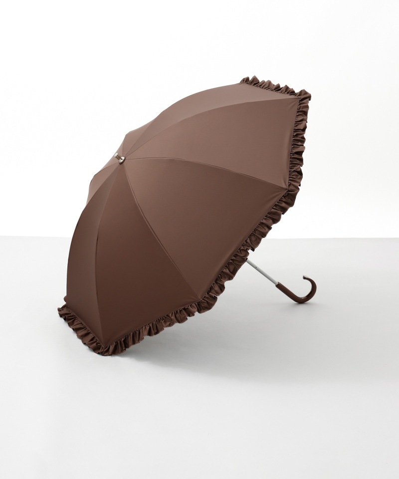 【WEB限定】フリル晴雨兼用傘（1段スライドショート）
