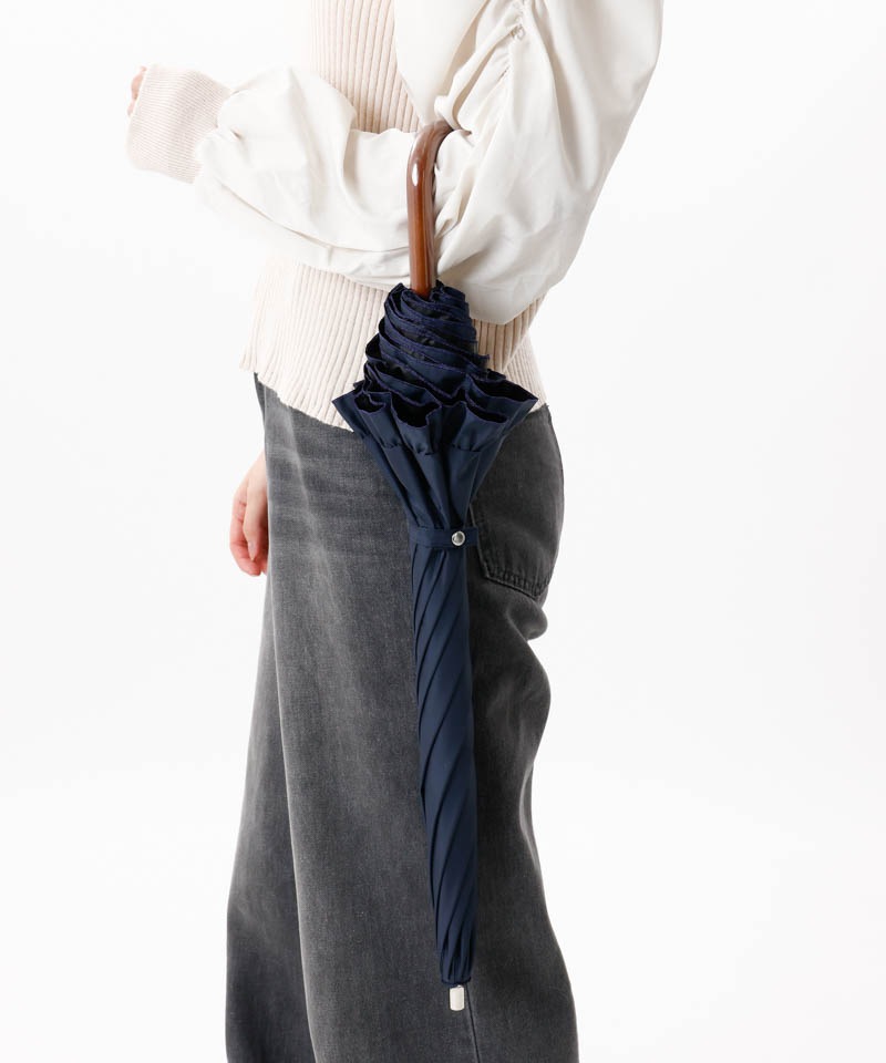 【WEB限定】フリル晴雨兼用傘（1段スライドショート）