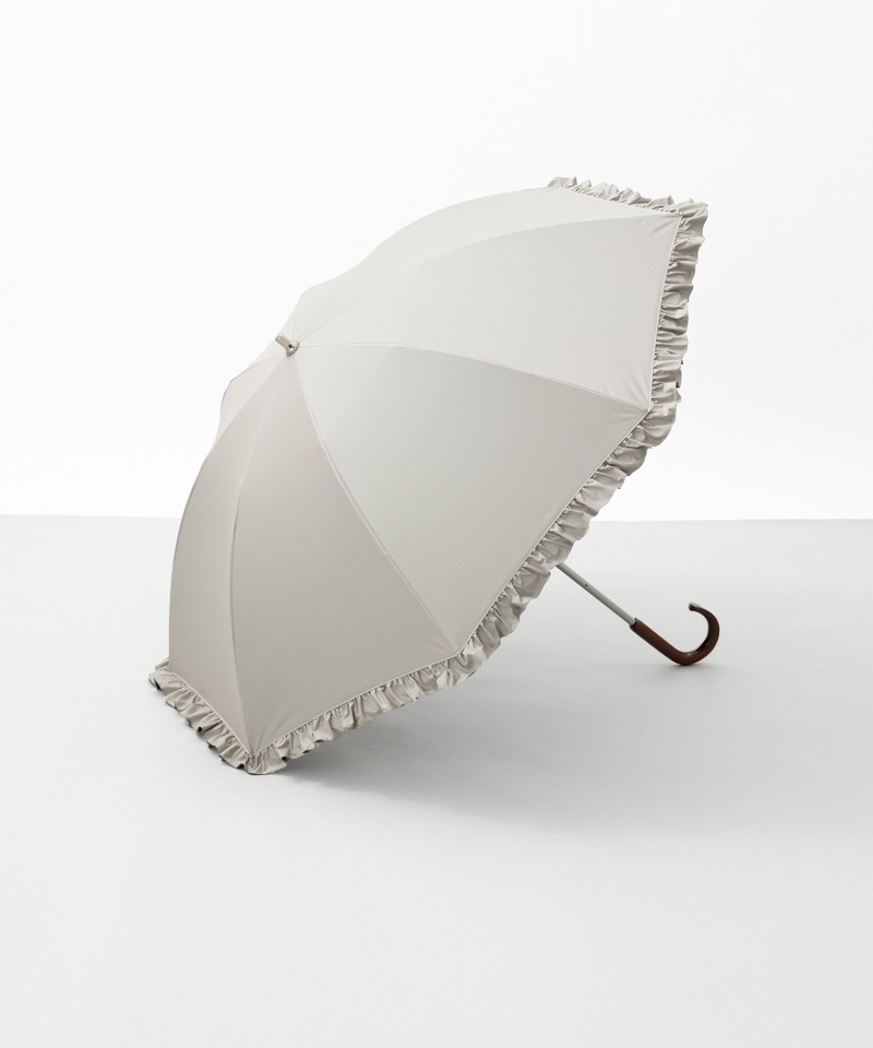 【WEB限定】フリル晴雨兼用傘（1段スライドショート）