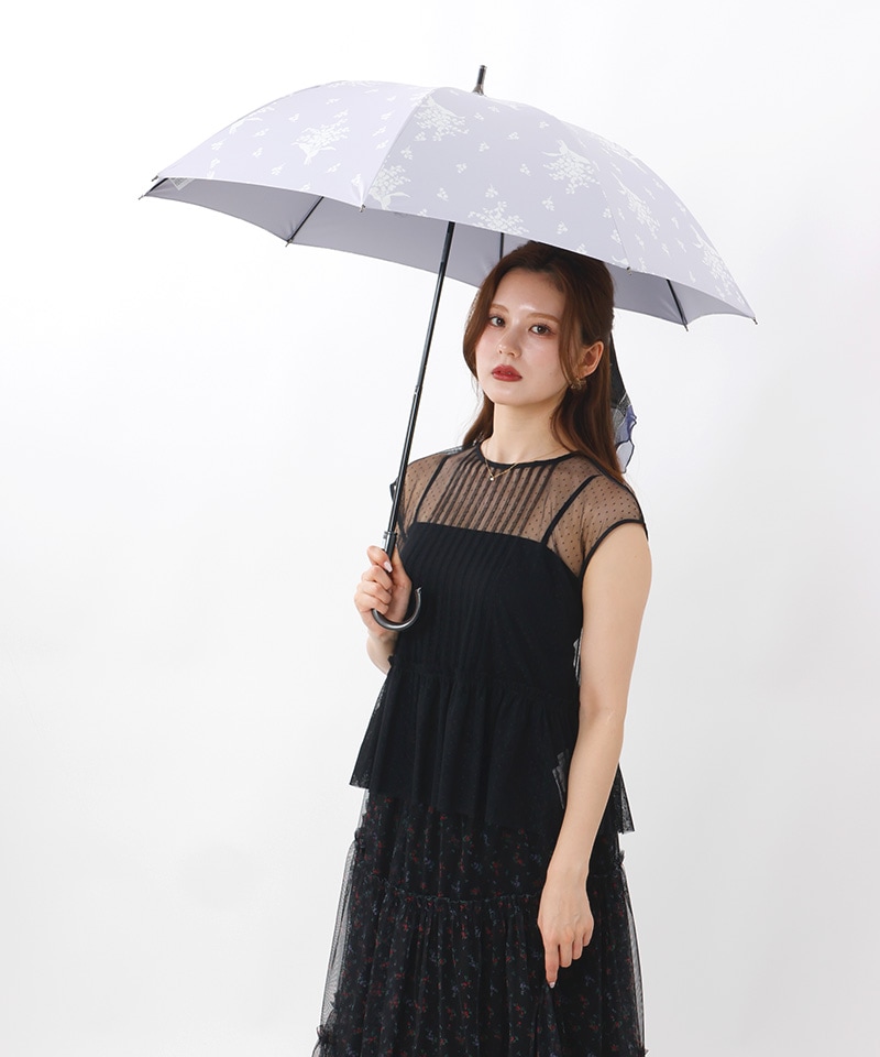 最終価格●ANNA SUI　長傘　日傘　晴雨兼用　ローズ　ストライプ ANNA SUI（アナ スイ）】2026RESORTプリント晴雨兼用傘（長傘）ALL