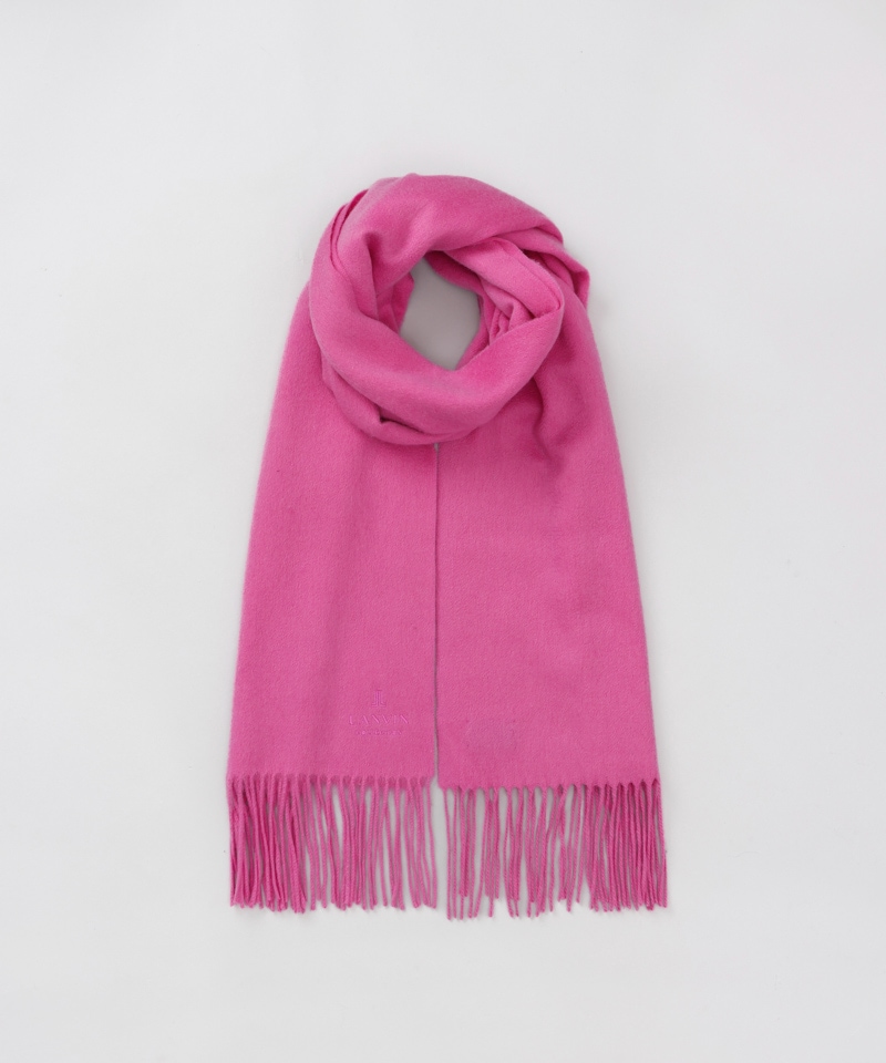 【新品、未使用】 LANVIN ランバン コレクション ストール LANVIN COLLECTION（ランバン コレクション） 】 チャーム付き