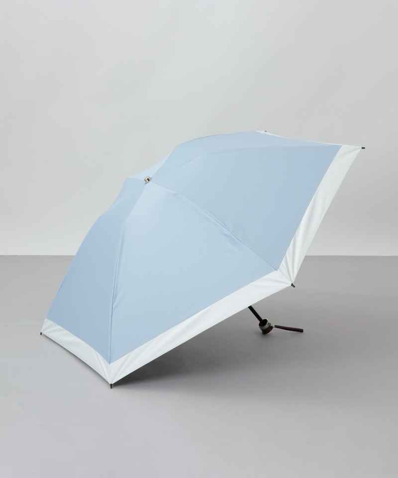予約販売【WEB限定】サマーシールド バイカラー晴雨兼用傘（折りたたみ・クイックオープン）＜4月下旬~順次発送予定＞