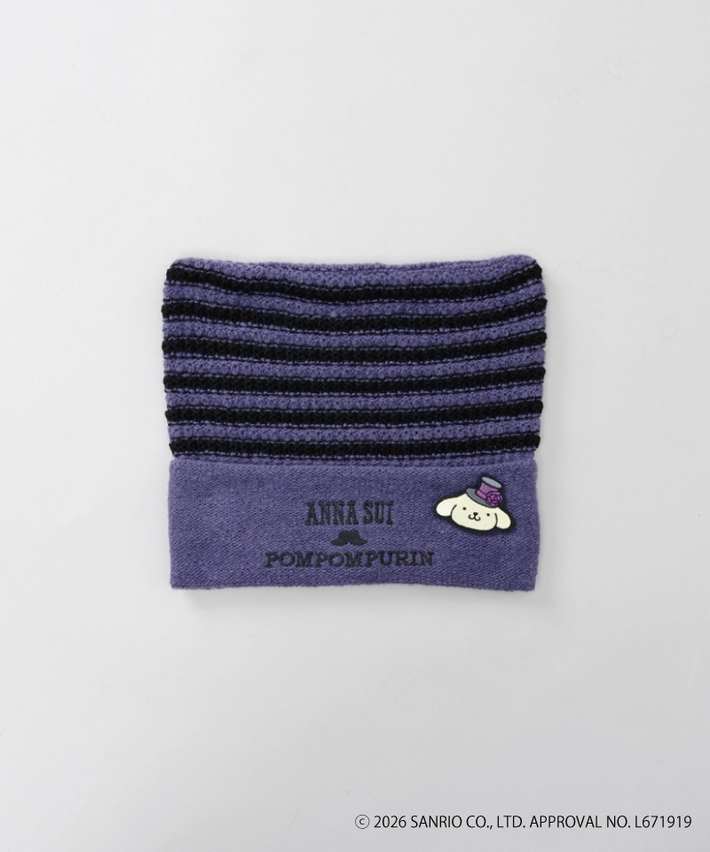 【 ANNA SUI（アナ スイ）】ANNA SUI x ポムポムプリン刺しゅうブローチ付きネコ耳ワッチ