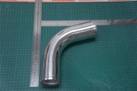 ホース接続用 アルミジョイントパイプ 70度 外径 64mm 長さ300mm|70度|アルミパイプ