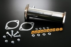 触媒ストレートパイプ 76φ 超軽量ステンレス シルビア 180SX