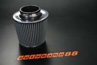 汎用 ステンレスメッシュ エアクリーナー フィルター76mm 銀|エアクリーナー＆アダプター|吸気系