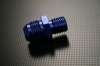 アルミ オスAN8 M12-P1.5 オス ネジ フィッティングアダプター|ANアダプター|フィッティングアダプター