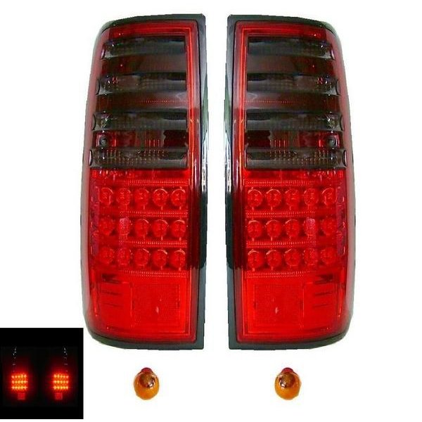 送料無料 ランクル 80 LED イカリング プロジェクター スモーク コンビ