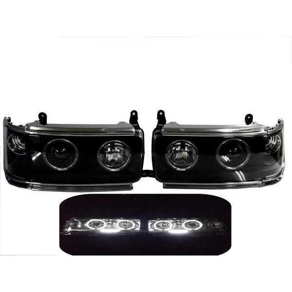 トヨタ ランクル 80 クリスタル LED コンビ テール 左右セット  送料無料 トヨタ ランクル 80 81 LEDクリスタルコンビ