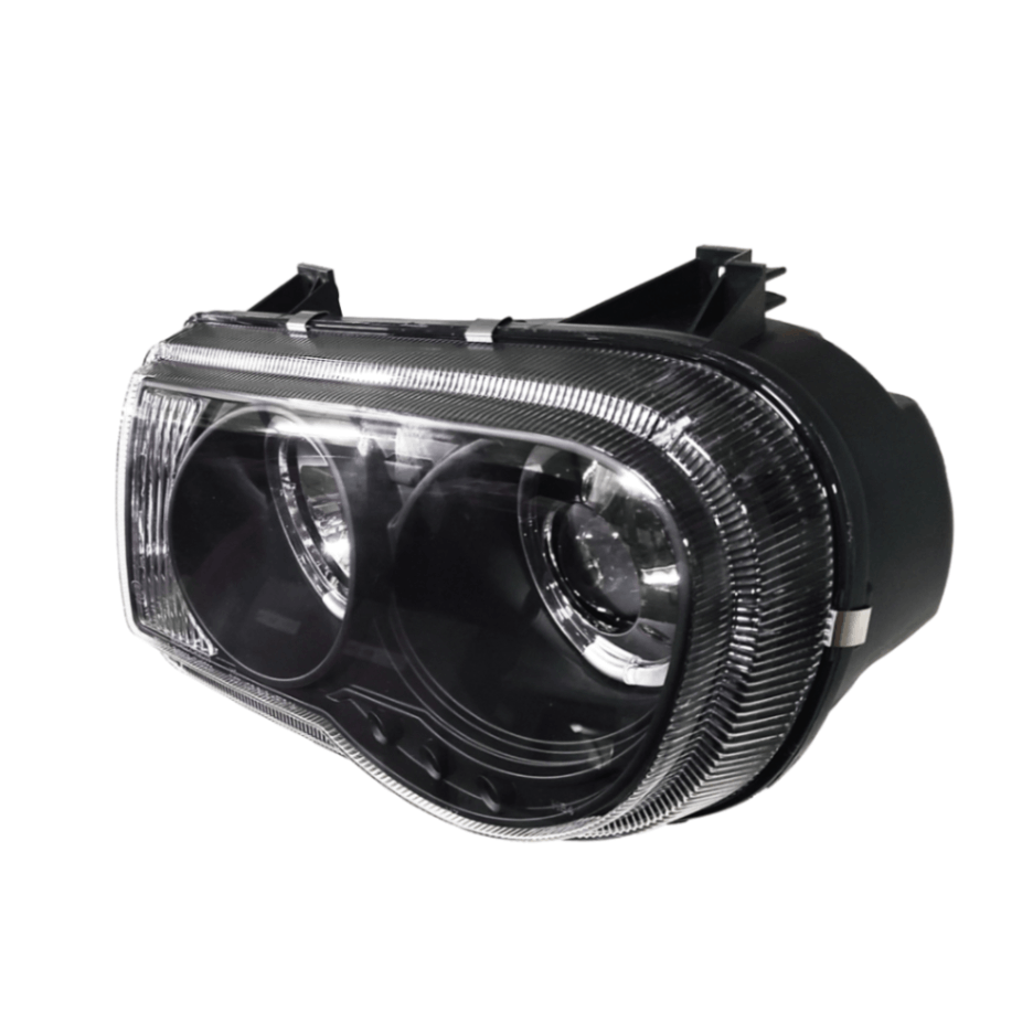 日本光軸仕様 クライスラー 300C インナーブラック 6連 LED 日本光軸仕様 クライスラー 300C インナーブラック 6連 LED