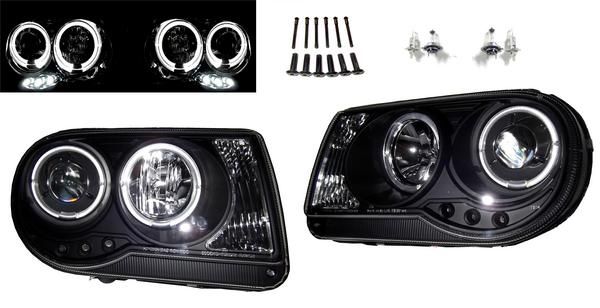 日本光軸仕様 クライスラー 300C インナーブラック 6連 LED
