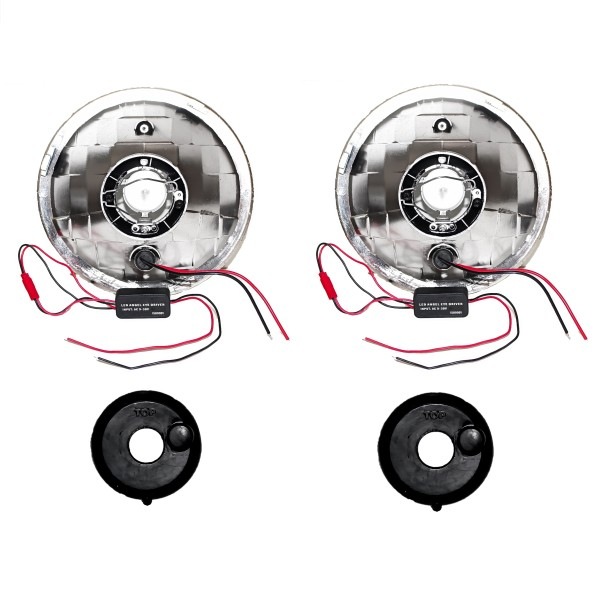 SV650用 LEDヘッドライト 丸型 クリア SV650用 LEDヘッドライト 丸型