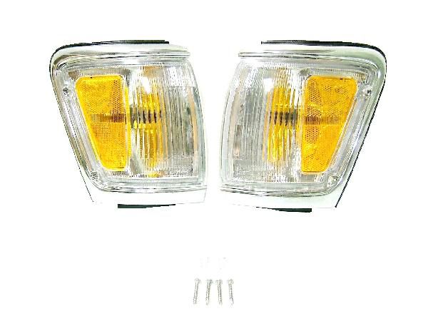 130ハイラックスサーフ　4RUNNER USコーナーランプ（社外品）左右セット 送料無料 ハイラックス サーフ 130 後期 USクリスタルコーナー