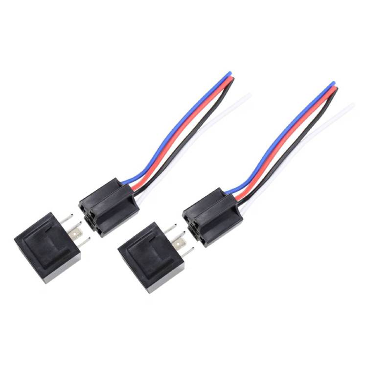 定型外送料無料 汎用 流用 4極リレー カプラー配線付 4線 DC24V用 60A