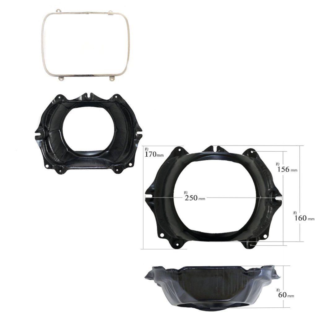 トヨタ ハイラックス ピックアップ トラック 角目 ヘッドライト