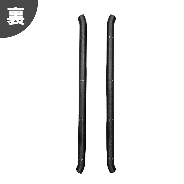 ランドクルーザー プラド 78 サイドステップ 左右 マット ブラック