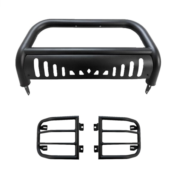 三菱 デリカ D5 前期 グリルガード マットブラック フロントガード