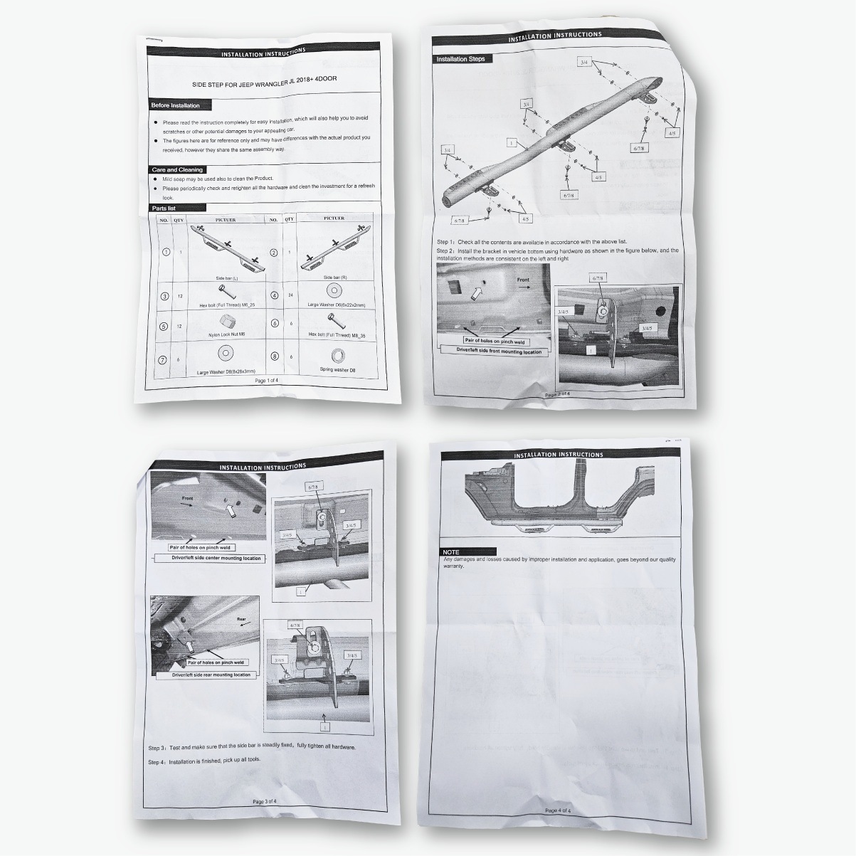 18ǯ- Jeep JL ��󥰥顼 �����ɥ��ƥå� �����ɥС� ���ƥå� �����ɥ����� ���ե����� 4�ɥ� �ƥ������㡼 �֥�å� �������� �����ߥƥå� ������