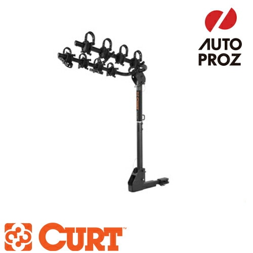 CURT 正規品 Extendableヒッチマウントバイクラック 1 1/4インチ 2インチ レシーバーサイズ用 自転車2～4台搭載 メーカー保証付