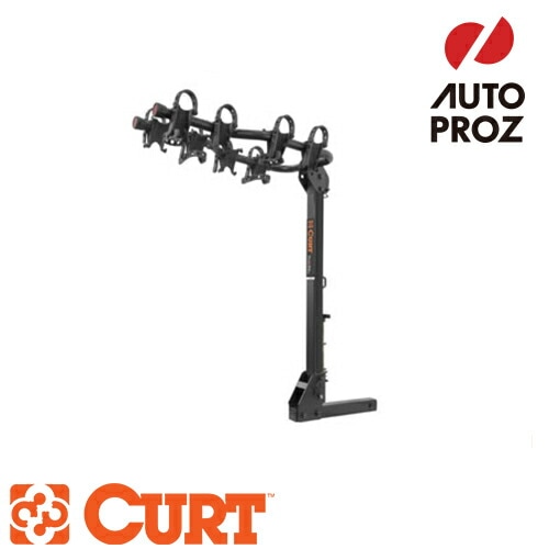CURT 正規品 Premium プレミアム ヒッチマウントバイクラック 2インチレシーバーサイズ用 自転車4台搭載 メーカー保証付