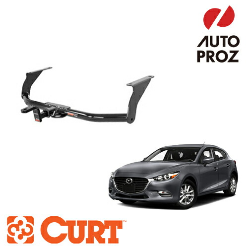 CURT 正規品 マツダ アクセラ BM/BY型 2013-2019年 ヒッチメンバー 1.25インチ角 ボールマウント付 メーカー保証付