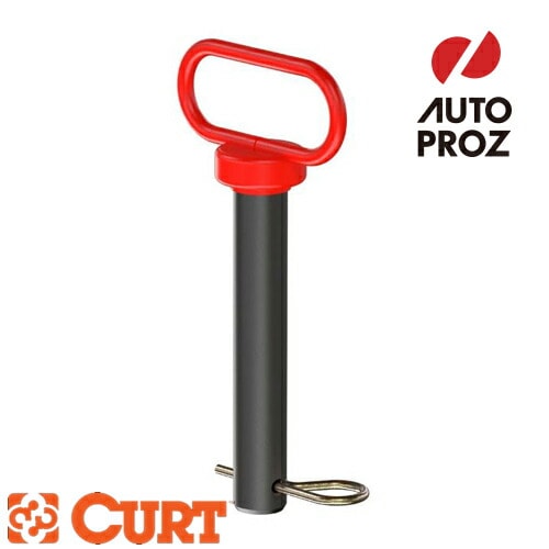CURT 正規品 1インチ クレビスピン ハンドル クリップ付き メーカー保証付