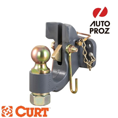 CURT 正規品 SECURELATCH 2インチヒッチボール付き ピントルヒッチ メーカー保証付