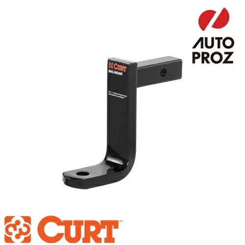 CURT 正規品 トレーラーヒッチ用 クラス1 ボールマウント 1.25インチ角 4.625インチライズ 6インチドロップ メーカー保証付