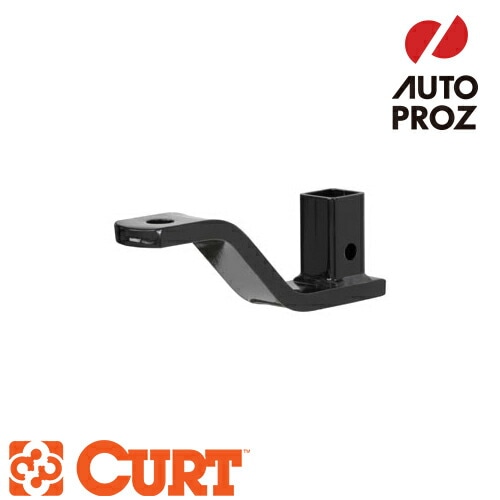 CURT 正規品 トレーラーヒッチ用 垂直レシーバーボールマウント 2インチ角 2.25インチドロップ メーカー保証付