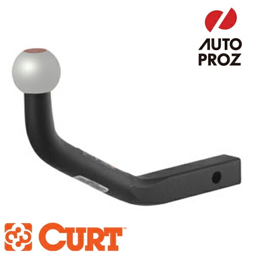 CURT 正規品 トレーラーヒッチ用 2インチヒッチボール付ユーロマウント 1.25インチ角 5.125インチライズ メーカー保証付