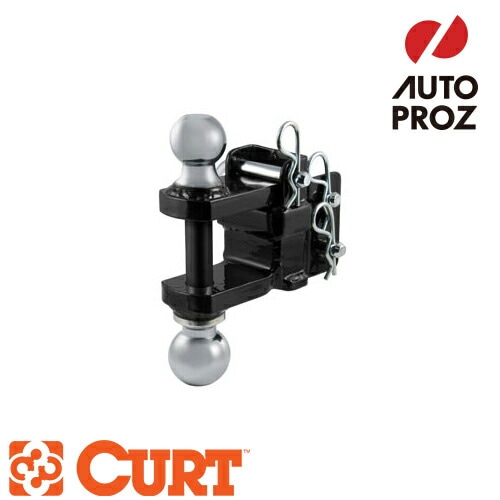 CURT 正規品 トレーラーヒッチ用 アジャスタブルマルチボールマウントヘッド メーカー保証付