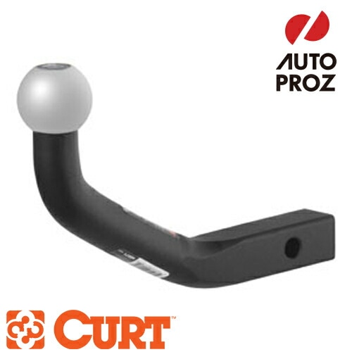 CURT 正規品 トレーラーヒッチ用 1-7/8インチヒッチボール付ユーロマウント 1.25インチ角 4.625インチライズ メーカー保証付