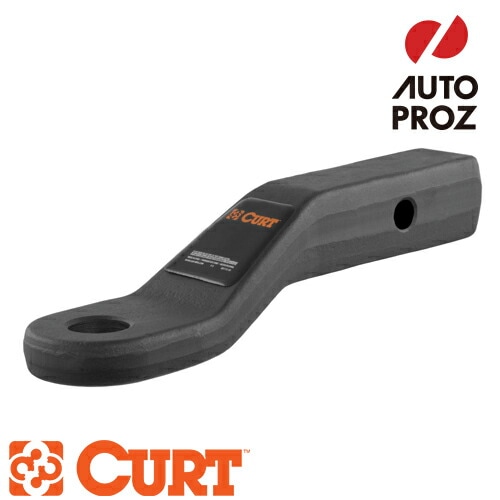 CURT 正規品 2インチ角 ヒッチメンバー用 フォージド ボールマウント 1インチライズ 2インチドロップ 【レビューでヒッチピンプレゼント】