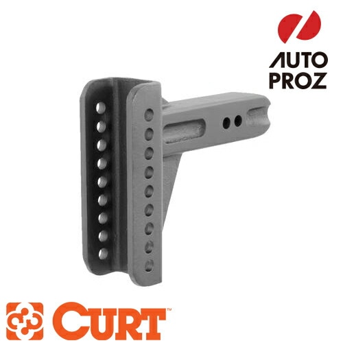 CURT 正規品 トレーラーヒッチ用 アジャスタブルチャンネルマウント 2.5インチ角 メーカー保証付