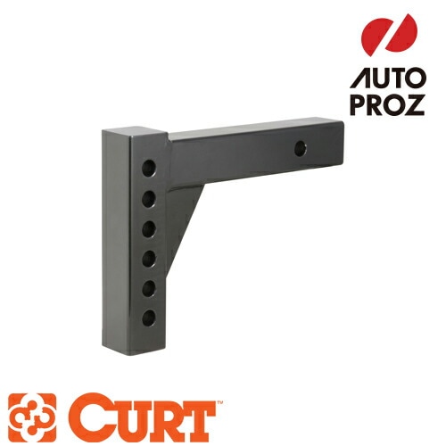 CURT 正規品 トレーラーヒッチ用 アジャスタブルボールマウント 2インチ角 メーカー保証付