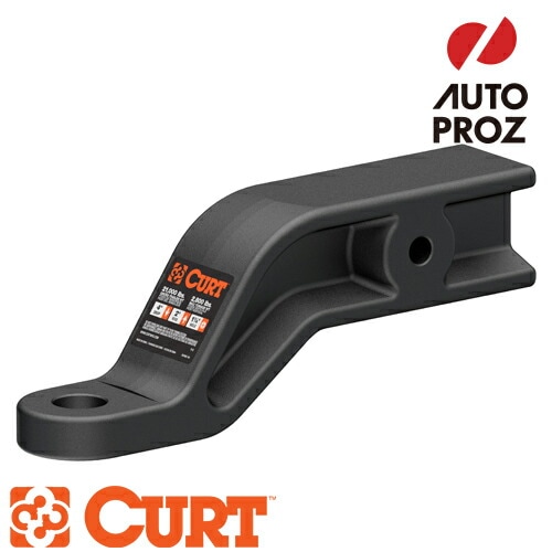 CURT 正規品 トレーラーヒッチ用 フォージドボールマウント 3インチ角 2インチライズ 4インチドロップ メーカー保証付