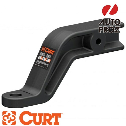 CURT 正規品 トレーラーヒッチ用 フォージドボールマウント 3インチ角 4インチライズ 6インチドロップ メーカー保証付