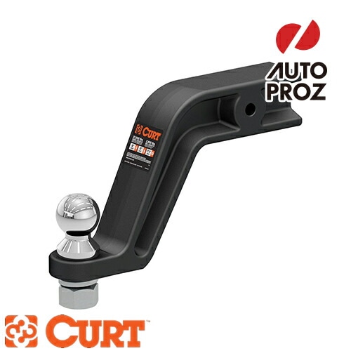 フォージドボールマウント 8インチドロップ 2 5/16インチボール付き 3インチ角 CURT カート 正規品