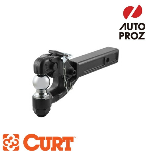 CURT ヒッチメンバー用 ピントルフック 2インチ ヒッチボール付 2インチ/50.8mm角用 牽引能力 7トン 正規品 メーカー保証付