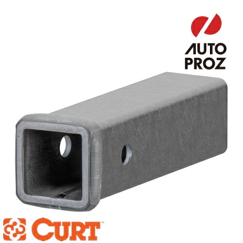 CURT 正規品 RAW ロウスチール レシーバーチューブ 長さ：23cm 50.8mm/2インチ メーカー保証付 【レビューでヒッチピンプレゼント】