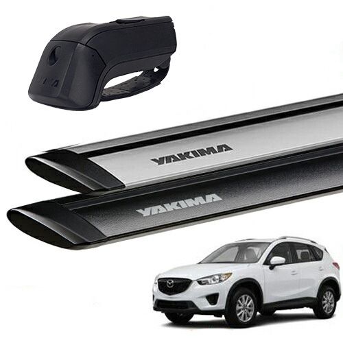 YAKIMA 正規品 マツダ CX-5 KE/KF系 ルーフレール付き車両に適合 ベースラックセット ティンバーライン ジェットストリームバーM