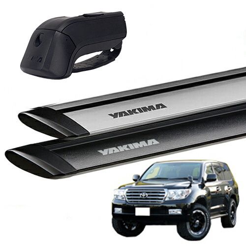 ベースキャリアセット YAKIMA 正規品 トヨタ ランクル 200系 2007-2021年 ルーフレールあり ティンバーライン ジェットストリームバーM