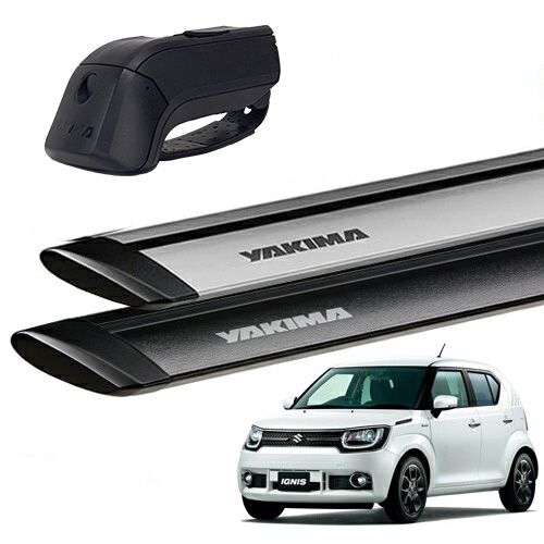 YAKIMA 正規品 スズキ イグニス ルーフレール付き車両 ベースキャリアセット ティンバーライン ジェットストリームバーS