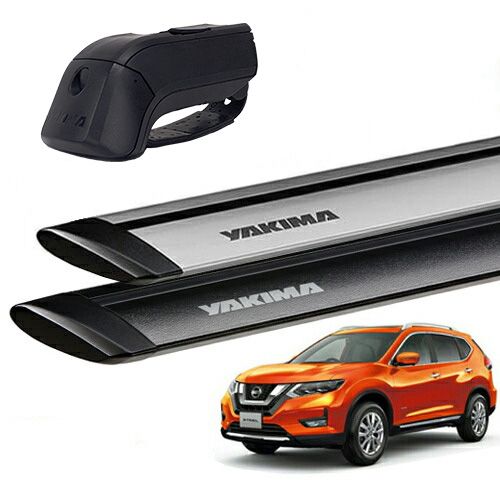 YAKIMA 正規品 日産 T32型 エクストレイル ルーフレール付き車両 ベースキャリアセット ティンバーライン ジェットストリームバーS