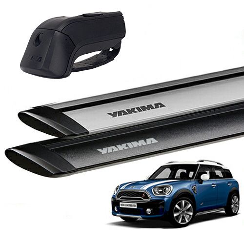 YAKIMA 正規品 ミニ クロスオーバー F60に適合 ルーフレール付き車両用 ベースキャリアセット ティンバーライン ジェットストリームバーS
