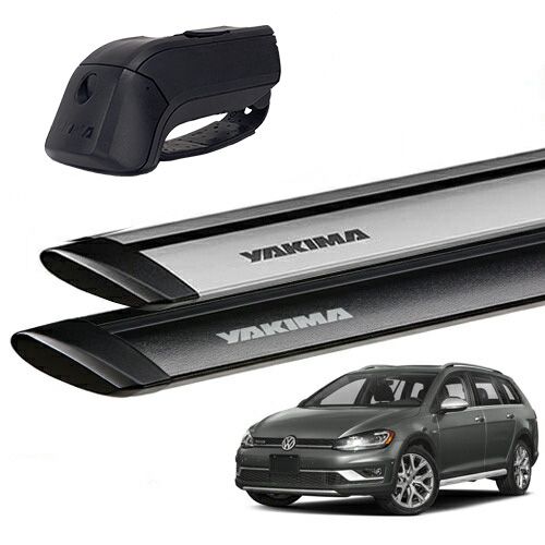 YAKIMA 正規品 フォルクスワーゲン ゴルフ7 ヴァリアント ルーフレール付き車両 ベースキャリアセット ティンバーライン ジェットストリームバーS