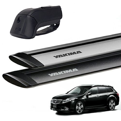 YAKIMA 正規品 ホンダ アコードツアラー ルーフレール付き車両 ベースキャリアセット ティンバーライン ジェットストリームバーS