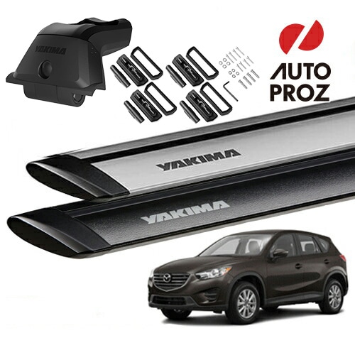 YAKIMA 正規品 マツダ CX-5 KE系 フィックスポイント付き車両 ベースラックセット スカイラインタワー ランディングパッド22 ジェットストリームバーS